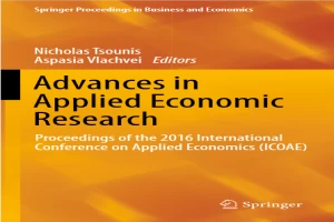 غلاف كتاب Advances in Applied Economic Research بقلم نيكولاس تسونيس غلاف كتاب Advances in Applied Economic Research بقلم نيكولاس تسونيس